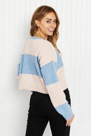 HYFVE Sweater Cropped Colorblock Medium  thumbnail 2