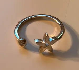 Flower ring Silver thumbnail 1
