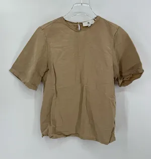 Banana Republic camel linen blend blouse size xs thumbnail 1