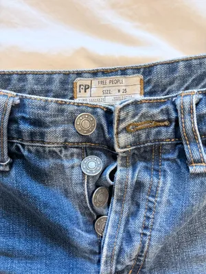 Free People Jean Shorts thumbnail 3