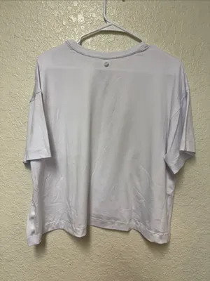 90 DEGREE by Reflex Relaxed White Women's Boxy Tee Size Large thumbnail 5