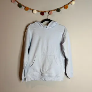 Lululemon All Yours Hoodie Fleece Pullover Sweatshirt in Daydream Light Blue thumbnail 2