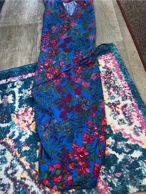 41 hawthorn Blue Floral Sleeveless Maxi Dress thumbnail 2