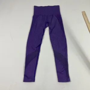 Fabletics Leggings Womens Small Purple Seamless High Waist Mesh Yoga Activewear thumbnail 6