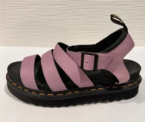 Dr. Martens Blaire Sandals‎ Womens 10 Purple Leather Strappy Platform AW004 thumbnail 1