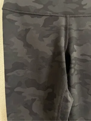 lululemon athletica Dark Gray Black Camo Leggings 4 thumbnail 3