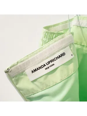 Amanda Uprichard Faith Dress Medium‎ Green Bubble Drop Waist Romantic Coquette thumbnail 7