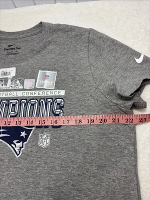 Nike Gray New England Patriots Champions Tee Size XL NEW thumbnail 4