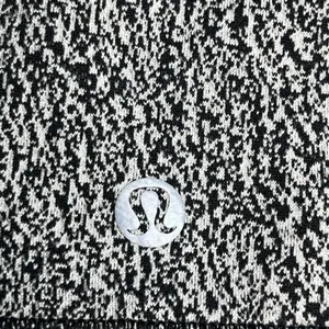 Lululemon Rush Hour Long Sleeve shirt 12 Running Luon Spray Jacquard White Black thumbnail 8