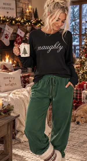 Wildfox Couture Naughty Holiday Crewneck $88 MSRP thumbnail 1