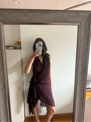 Bec & bridge Rochelle Sleeveless Halter Wrap Dress thumbnail 4