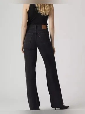 Levi’s Ribcage Wide Leg Black Jeans thumbnail 2
