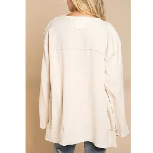 POL Gauze Style Jacket with Boho Charm thumbnail 3