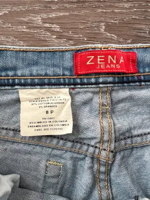 Vintage Zena Jeans 8P Y2K Light Wash Bootcut Stretch Denim Petite thumbnail 4