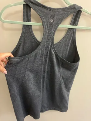 Grey Lululemon Swiftly Tech Tank thumbnail 2