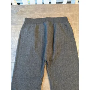 Aeropostale Women's Dark Gray Textured Knit Leggings Size Large thumbnail 6