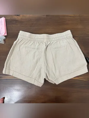 Old navy linen blend shorts. XS thumbnail 4