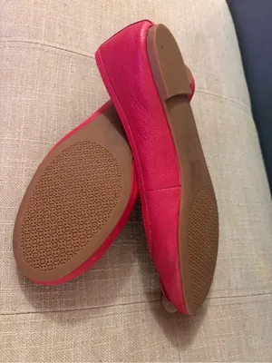 Tory Burch Reva Ballet flats hot pink leather size 9 thumbnail 4
