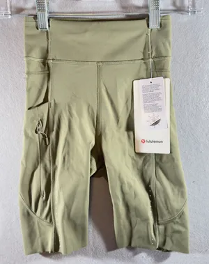 468 | NWT Lululemon Fast and Free HR 8" Shorts Bay Leaf Special Edition Womens 2 thumbnail 1