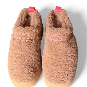 UGG Tazz Heritage Braid Platform Slippers Hardwood Shearling Women’s Size 10 thumbnail 8