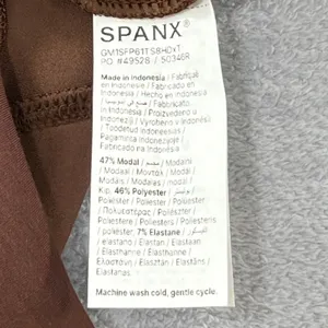 NWT Spanx AirEssentials Half Zip Sweatshirt Espresso Brown Pullover Size Small thumbnail 6