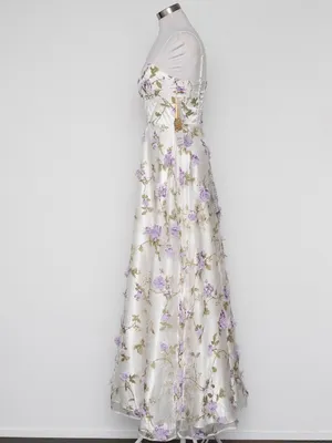 TLC Say Yes - 3D Floral Embellished Sweetheart Ball Gown thumbnail 6