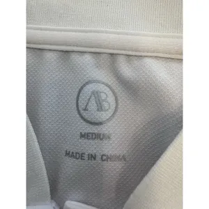 Addison Bay Sleeveless Courtside White Polo Shirt Size M Golf Tennis NWT $75 thumbnail 14