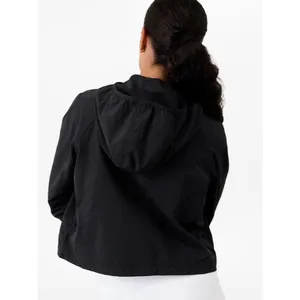 Athleta L Luna Woven Popover Black Large Regular thumbnail 3
