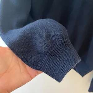 Ralph Lauren Sz XS or PM Green Label Shawl Collar‎ Ribbed Sweater Gold Clasp thumbnail 5