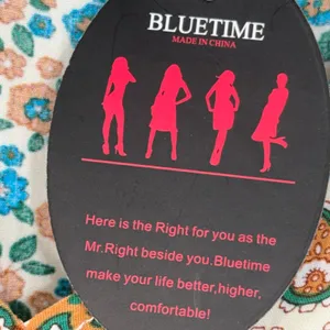 Bluetime Floral Boho Dress with 3/4 Sleeves Large NWT thumbnail 7