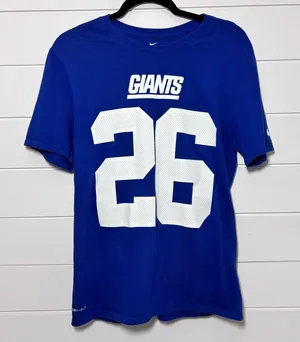 NY Giants Nike Dri-Fit Size M Saquon Barkley #26‎ The Nike Tee NFL thumbnail 1