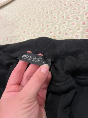 Black Women's Track Joggers with Zip Pocket Size XL thumbnail 4