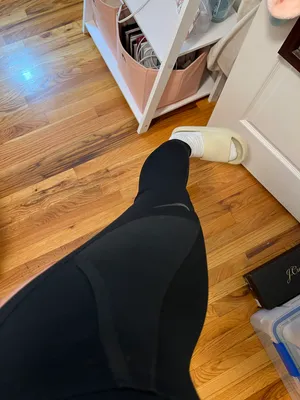 Nike black mesh leggings thumbnail 4