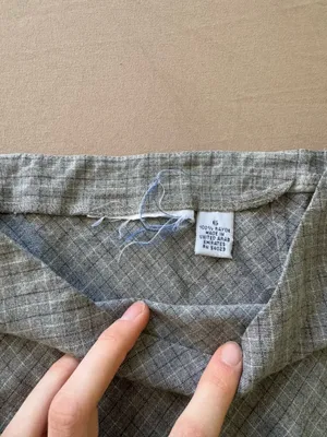 Vintage A-Line Plaid Midi Skirt thumbnail 2