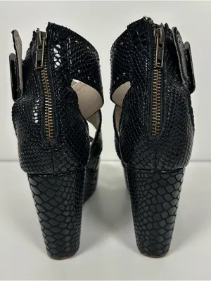 Freebird Terra Wedge Sandals Black Size 5 thumbnail 13