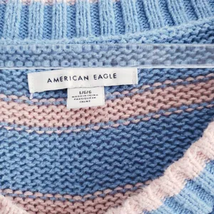 American Eagle Striped Chunky Knit Stripe Sweater thumbnail 8