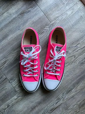 Converse low top platform pink thumbnail 2