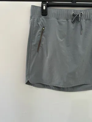Athleta Stretch In Skort Skirt Cobblestone Gray Medium 438956 thumbnail 3