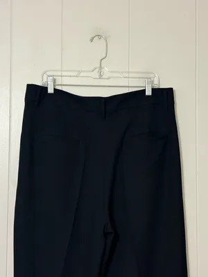 American Tall Pleated Wide Leg Dress Pants Black Size 18 Tall High Rise thumbnail 5