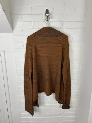 Rico Handmade in Thailand Knit Cardigan Sweater Size L thumbnail 12