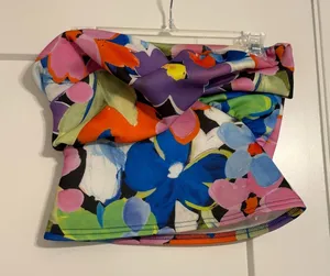 Nasty Gal Floral Top thumbnail 1