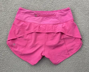 Lululemon Speed Up Shorts Mid Rise 4" Sonic Pink Athletic Athleisure Women's 4 thumbnail 1