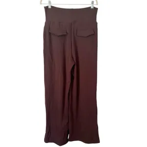 NWT OGL MaxWarm Tummy Warmer Pin Tuck Pull On Pants Size Medium Espresso Brown thumbnail 3