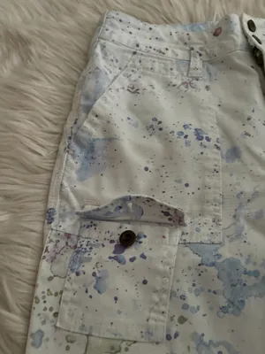 Anthropologie The Wanderer watercolor cargo pants thumbnail 7