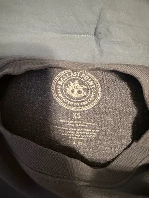 Women's Crewneck Sweatshirt in Taupe with Chest Emblem thumbnail 3