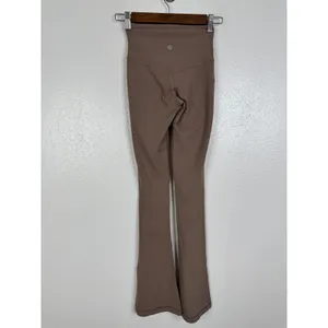 Lululemon Align Asymmetrical-Waist Mini Flare Pant Taupe Brown Size 0 LW5GGCS thumbnail 2
