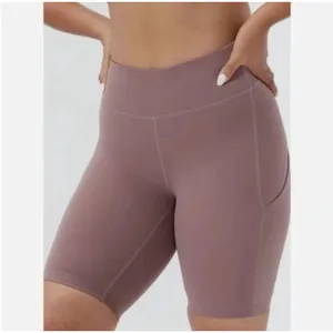 NWT Outdoor Voices Zoom 8"‎ Biker Shorts in Deep Taupe thumbnail 10