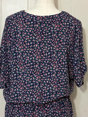 Rails Minka Wildflower Floral Tie Front Romper Navy Size S thumbnail 8