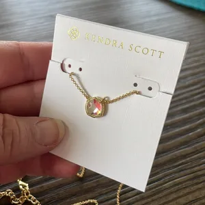 Kendra Scott Glass Pendant Necklace NEW thumbnail 3