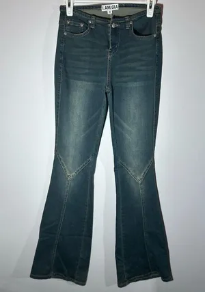 I AM GIA bellbottom flare jeans small thumbnail 1